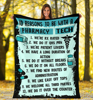 10 Reasons To Be With A Pharmacy Tech Sherpa Throws Blanket Lightweight Warm Cozy Fuzzy Soft Blanket For Bed And Couch