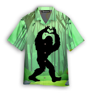 Bigfoot Saw Me In The Forest Hawaiian Shirt Aloha Casual Shirt For Men And Women HWN1333