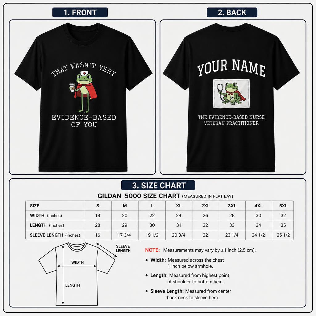 Personalized Evidence Based Nurse Shirt Custom Funny RN Gift Unisex T-Shirt