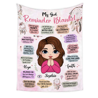 Personalized Gift For Daughter God Reminders Blanket 31346