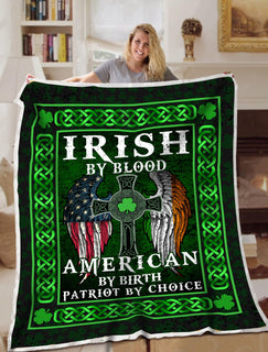 Irish By Blood American Blanket Sofa Bed Throws Lightweight Cozy Bed Blanket Soft Suitable For All Season