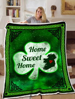 Irish Home Sweet Home Blanket Sofa Bed Throws Lightweight Cozy Bed Blanket For All Season Irish Gift