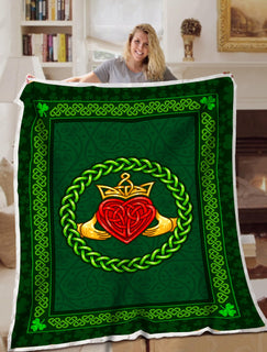 Irish Protection Claddagh Blanket Sofa Bed Throws Lightweight Cozy Bed Blanket For All Season Irish Gift