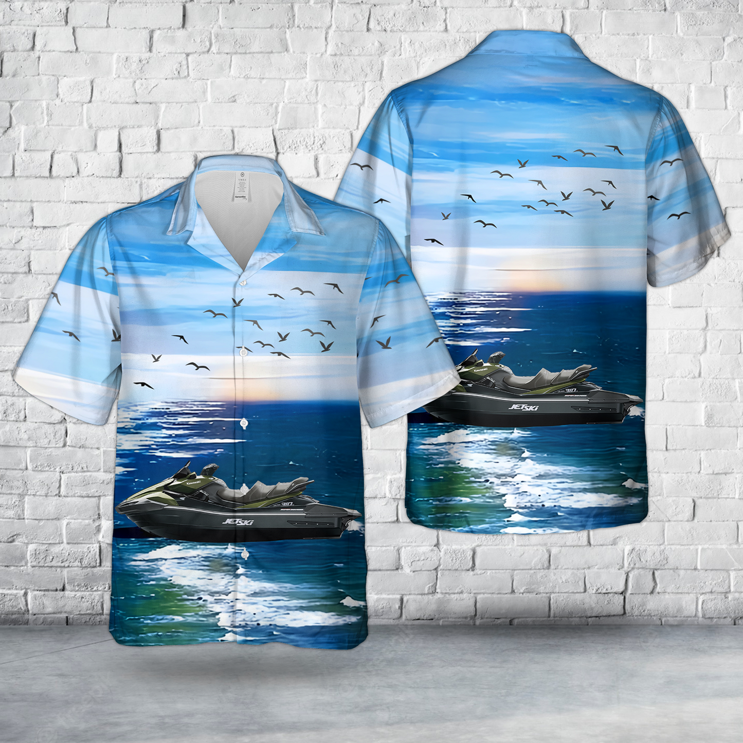 Kawasaki JET SKI ULTRA 310 Hawaiian Shirt