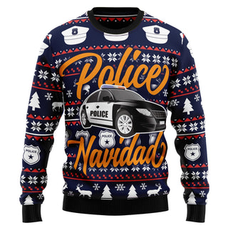 Police Ugly Christmas Sweater For Men & Women Christmas Gift Sweater US3171
