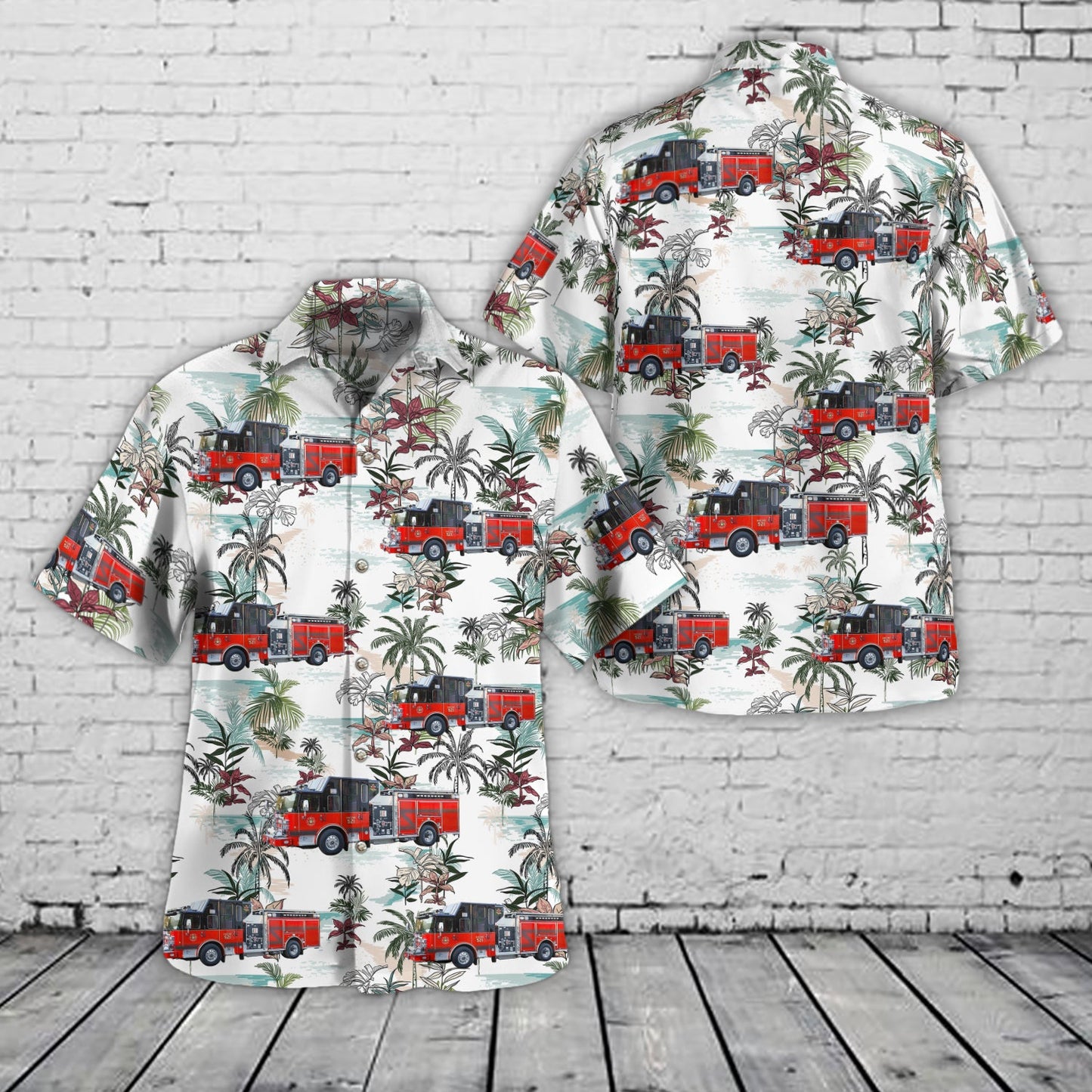 Sundre, Alberta, Sundre District Fire Department Hawaiian Shirt