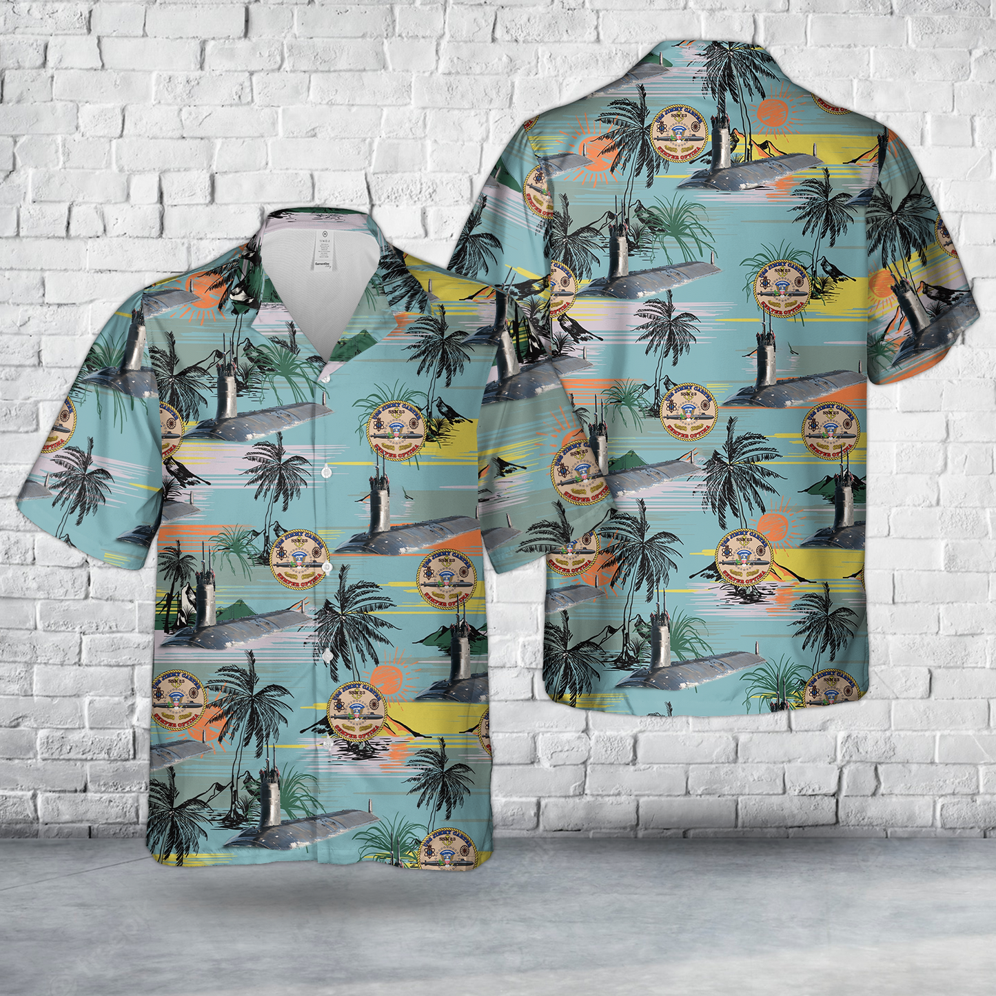 US Navy USS Jimmy Carter (SSN-23) Hawaiian Shirt