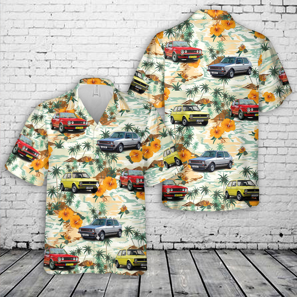 VW Golf 1 GTI Hawaiian Shirt