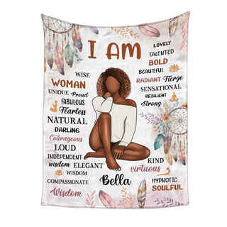 Personalized Gift For Daughter I Am Blanket 31347