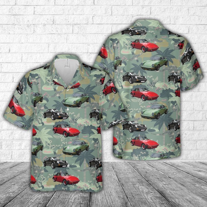 Porsche 930 Hawaiian Shirt