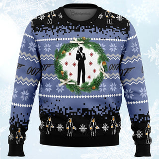 007 Ugly Christmas Sweater For Men & Women Christmas Gift Sweater PT360