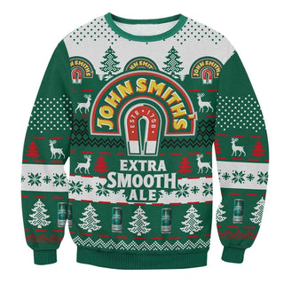 Unisex John Smith's 3D Ugly Christmas Sweater For Men & Women Christmas Gift Sweater BH1159