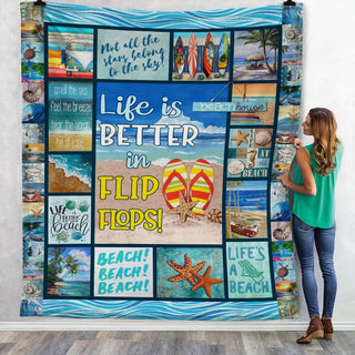 Beach Fleece Blanket JN233 85O36