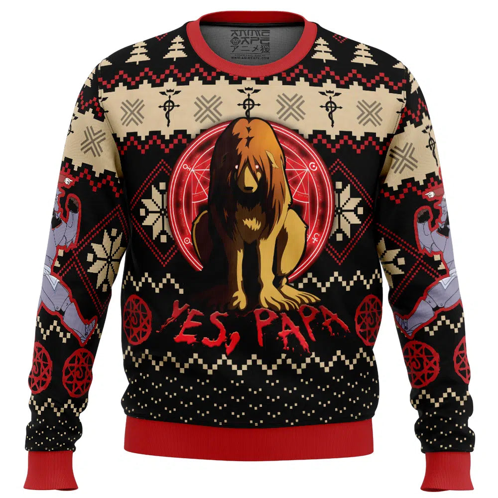 Nina Yes Papa Fullmetal Alchemist Ugly Christmas Sweater