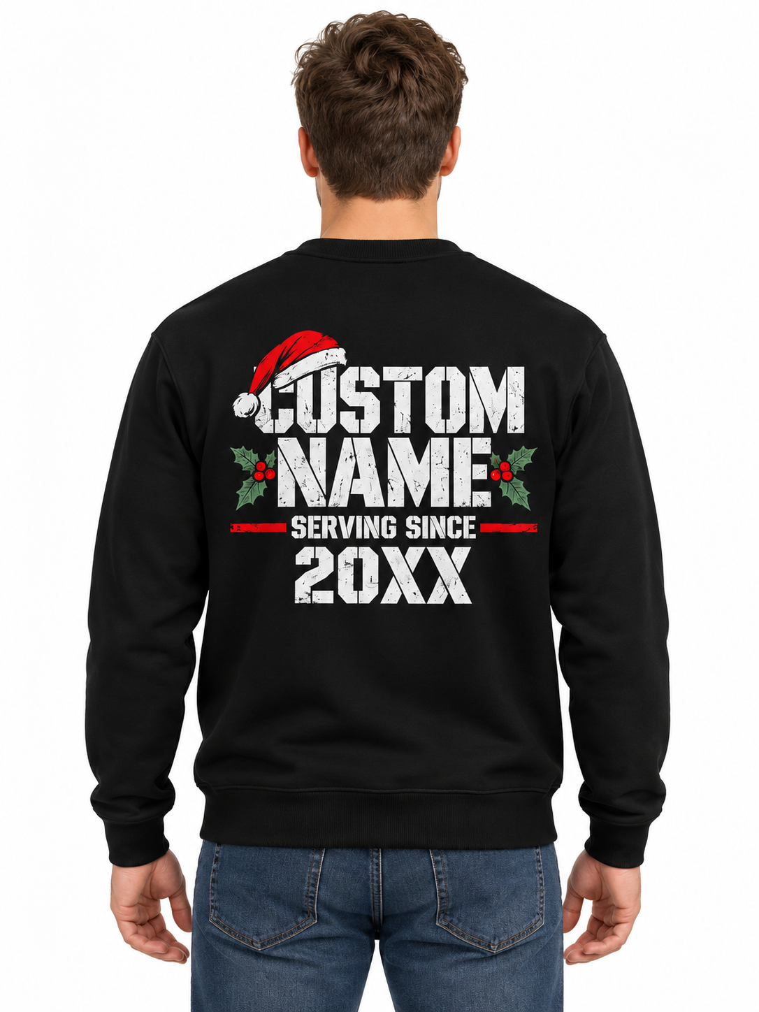 Personalized Correctional Officer Christmas Sweatshirt Room Service