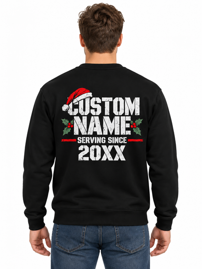 Personalized Correctional Officer Christmas Sweatshirt Room Service