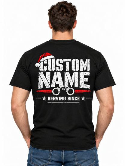 Correctional Officer Silent Night Not on My Shift Christmas T Shirt