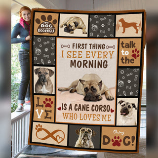 Cane Corso Dog Fleece Blanket MR0301 69O56