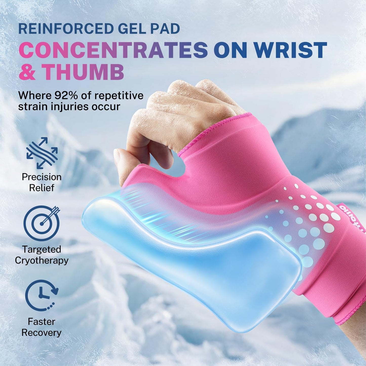 Bekind Thumb & Wrist Hot, Cold Therapy Wrap