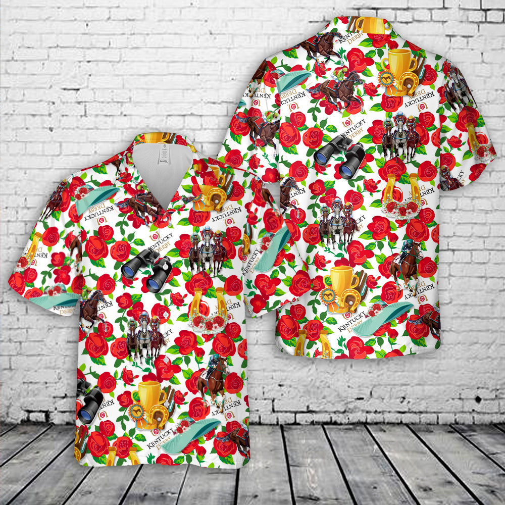 150th Running Of The Kentucky Derby - Kentucky Derby Horse 2 Hawaiian Shirt