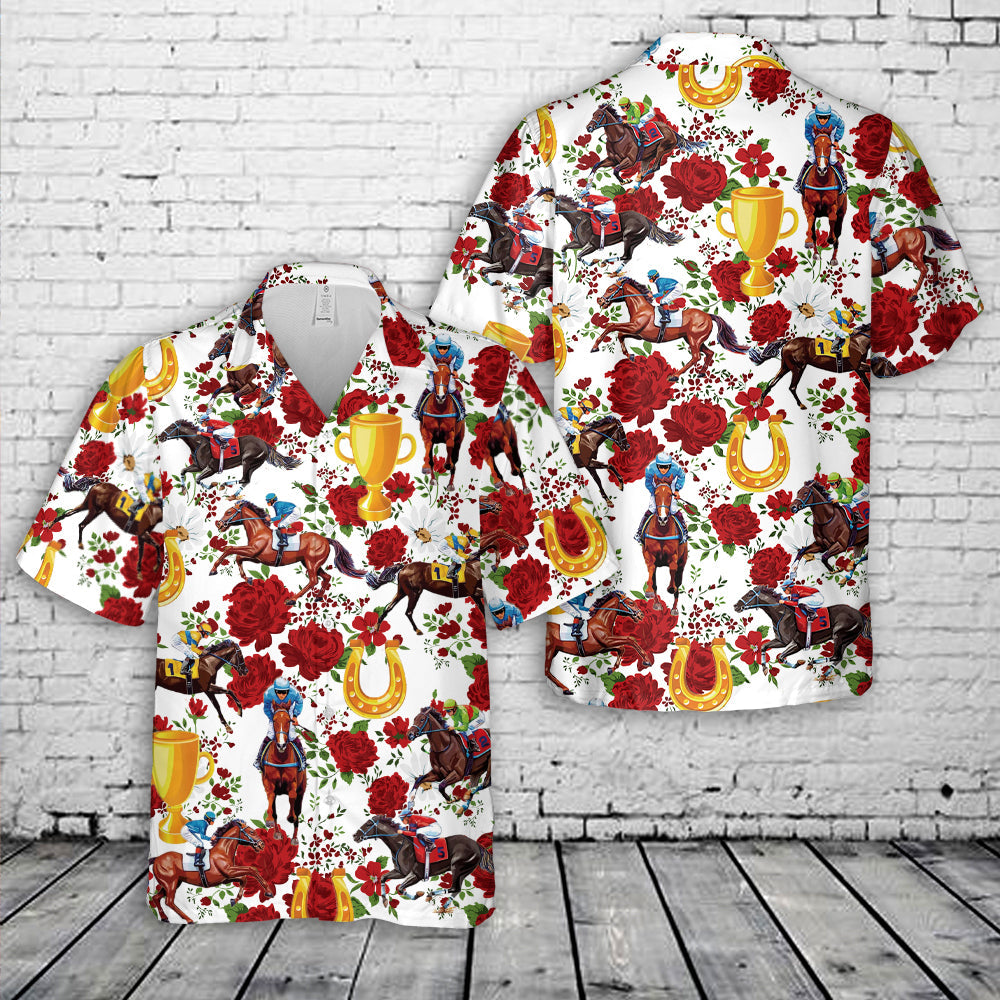 150th Running Of The Kentucky Derby - Kentucky Derby Horse Hawaiian Shirt