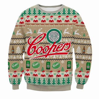 Unisex Coopers Original Pale Ale Beer 3D Ugly Christmas Sweater For Men & Women Christmas Gift Sweater BH1259