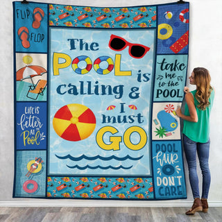 Pool Is Calling Fleece Blanket JN241 67O57