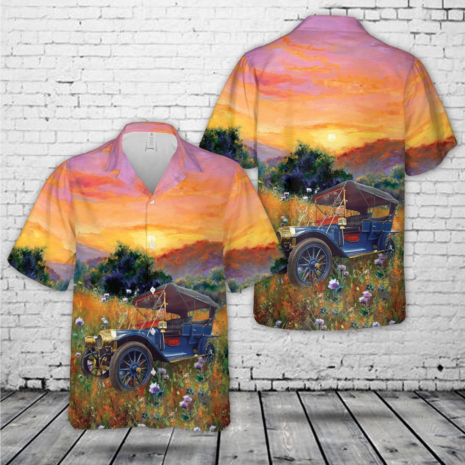 1907 Ford Model K 5-passenger Touring Hawaiian Shirt