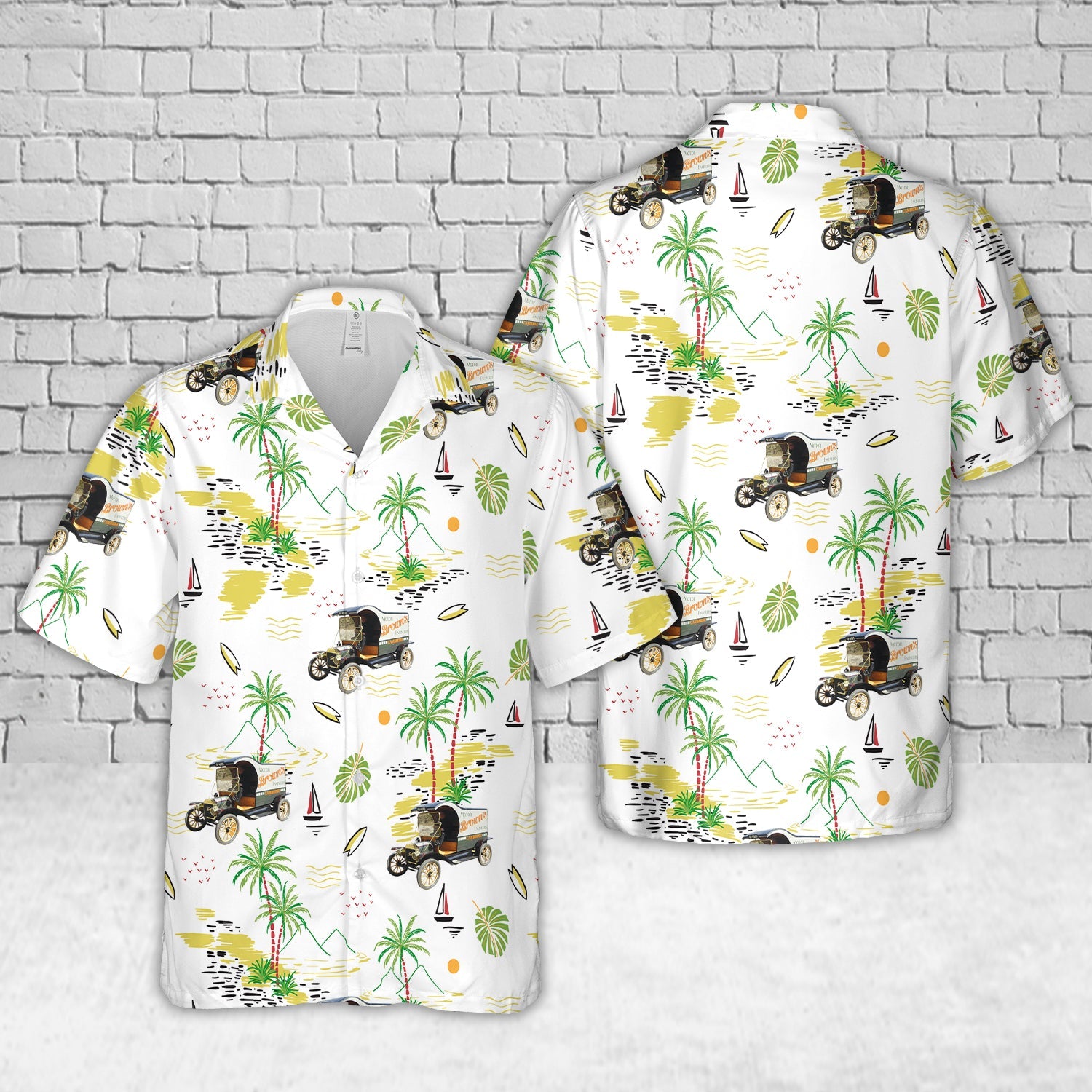 1912 Ford "Model T" Van Hawaiian Shirt