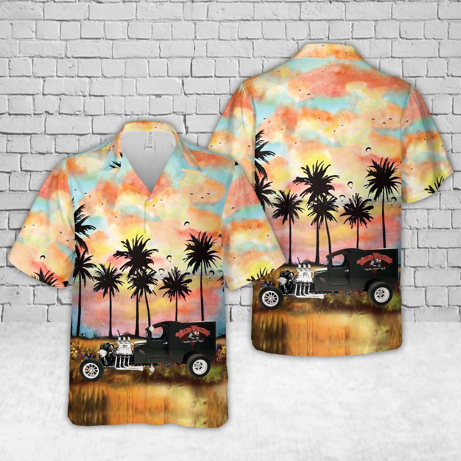 1912 Ford Model T Wild Thing T-Bucket Hawaiian Shirt