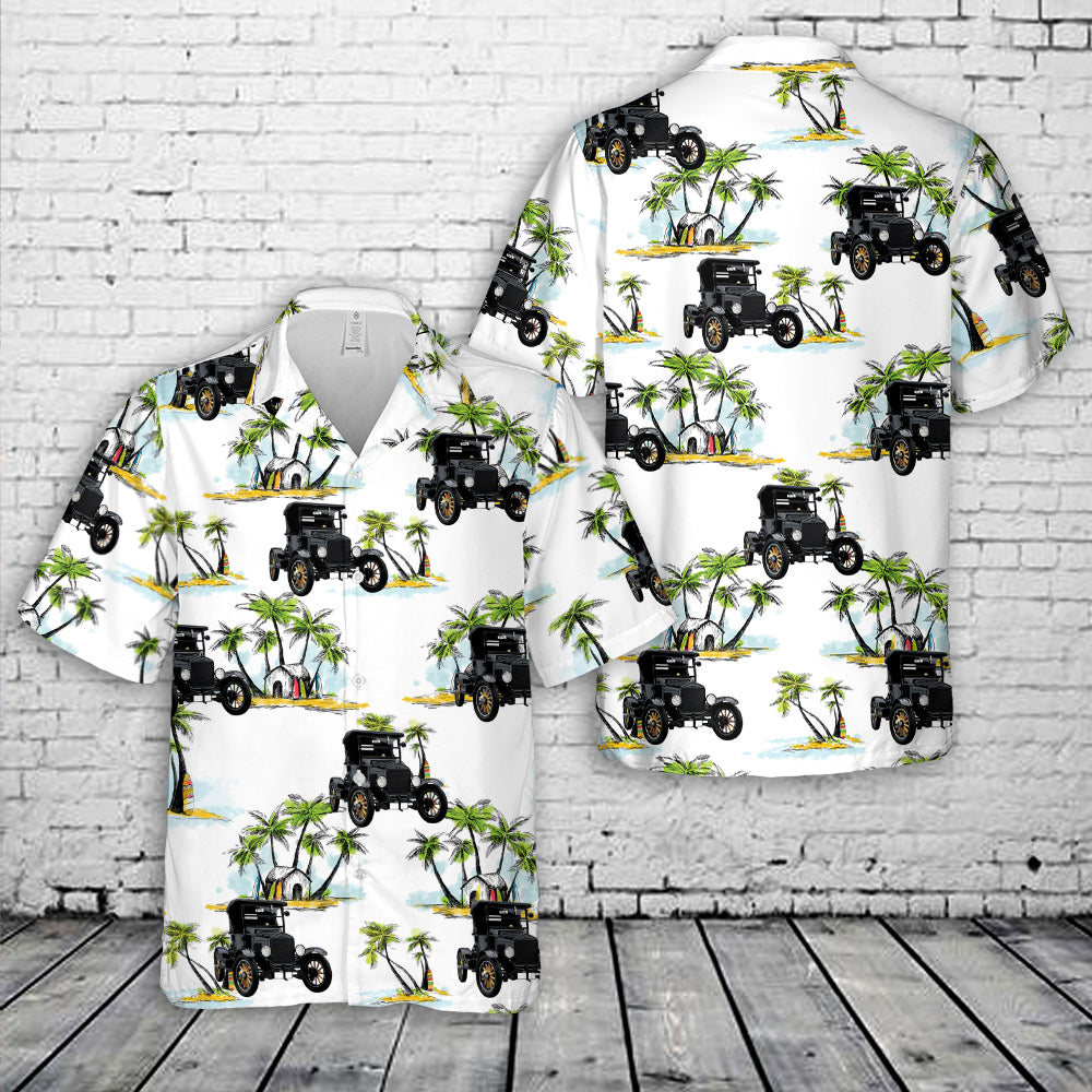 1920s Ford Model T Tin Lizzie Hawaiian Shirt