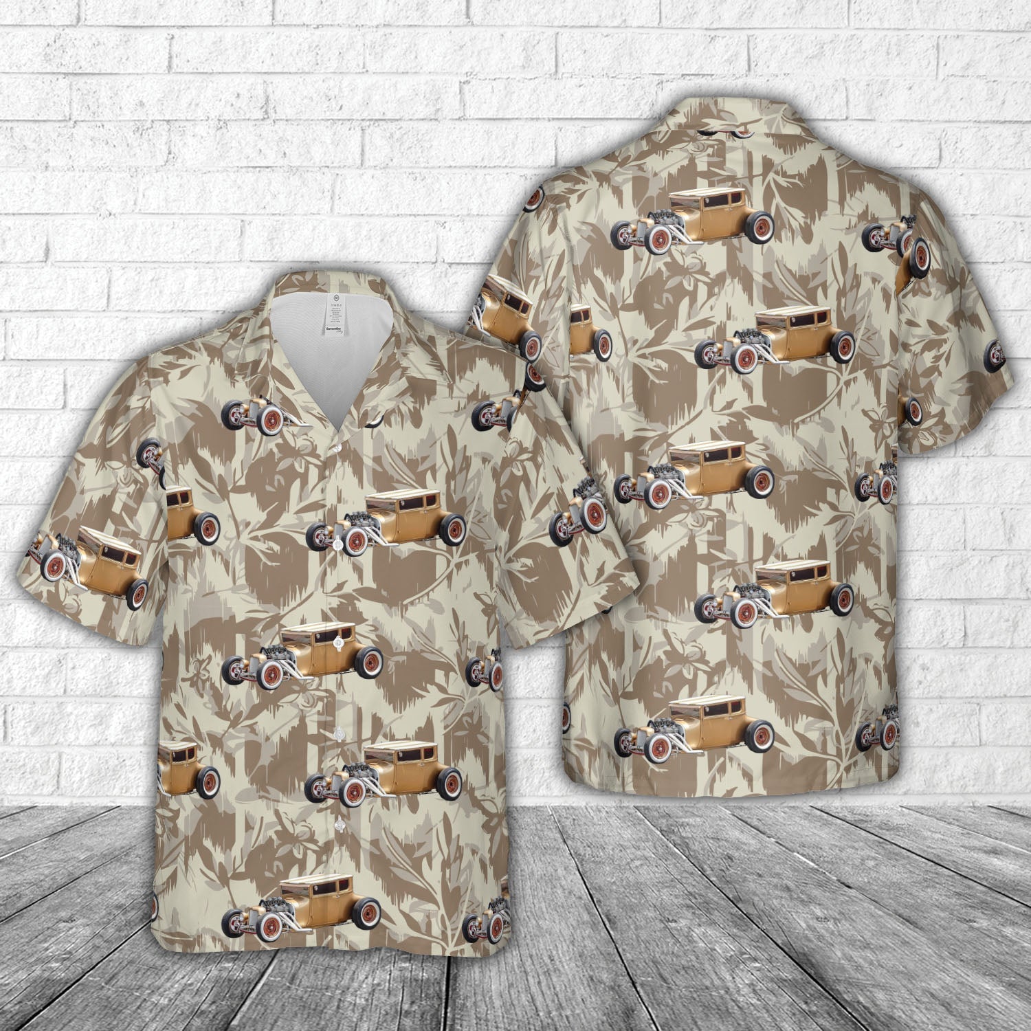 1927 Ford Model T 'Gold Brick' Hawaiian Shirt