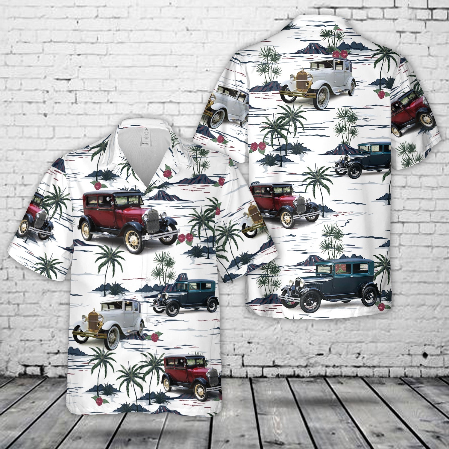 1928 Model A Ford Hawaiian Shirt
