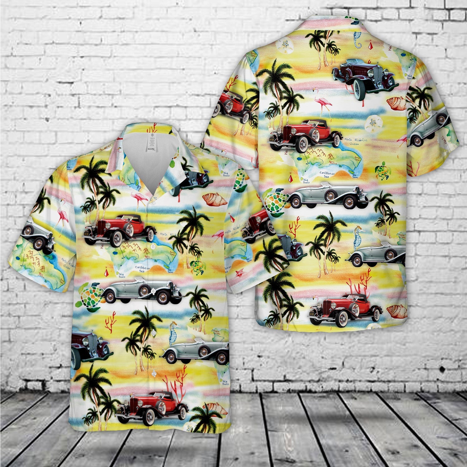1932 Auburn Boattail Speedster Hawaiian Shirt