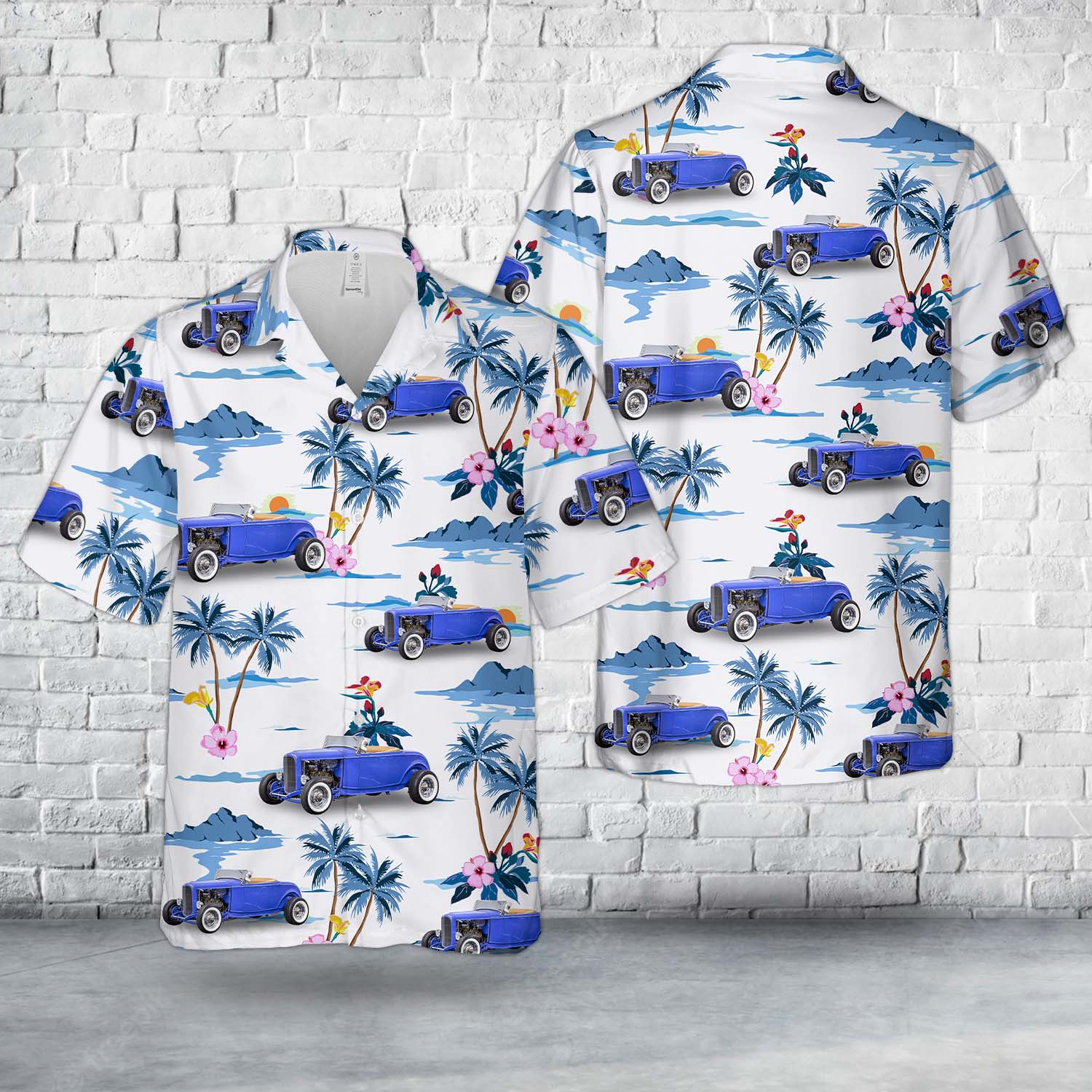 1932 Ford Highboy Roadster Hawaiian Shirt