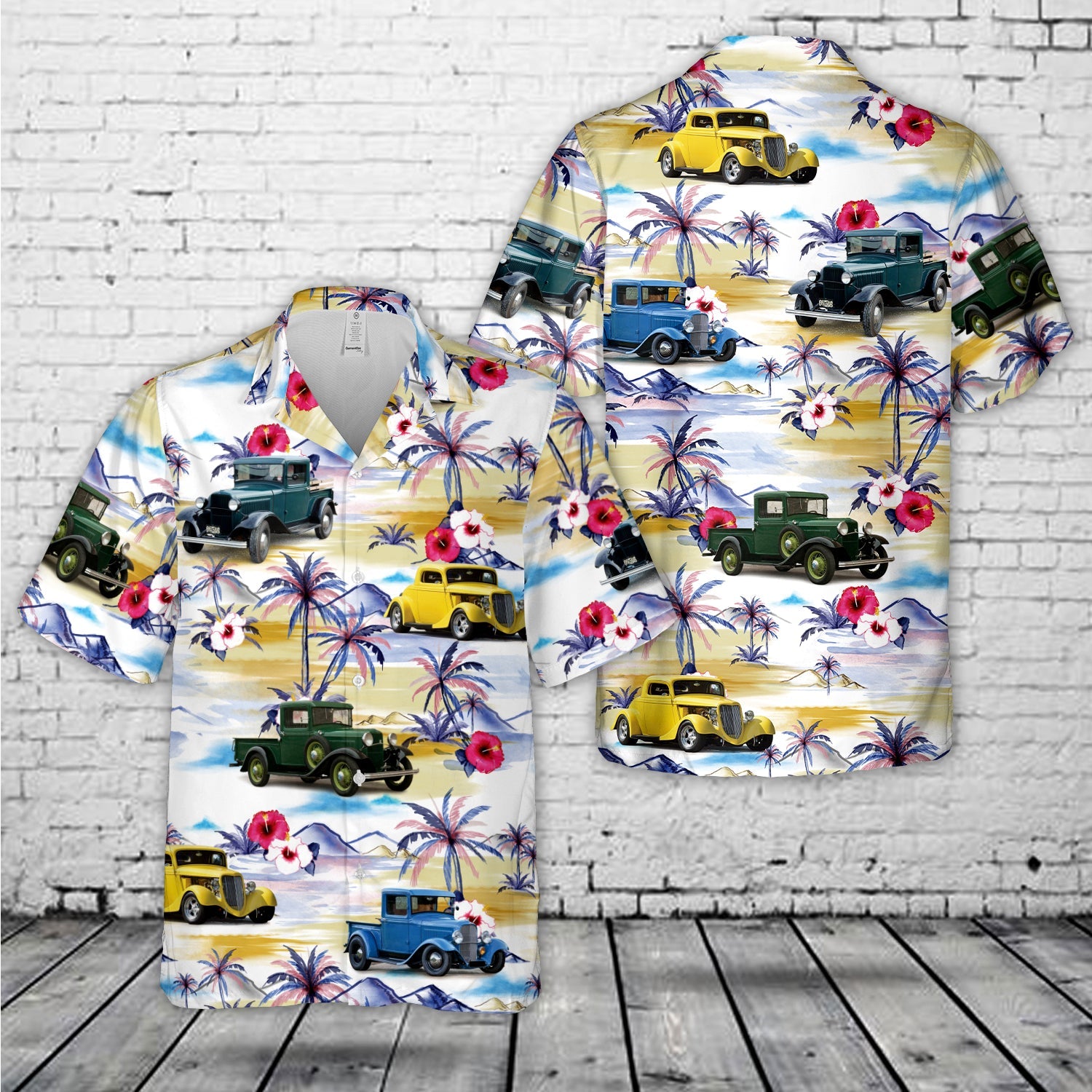 1932 Ford Model B Pickup Hawaiian Shirt