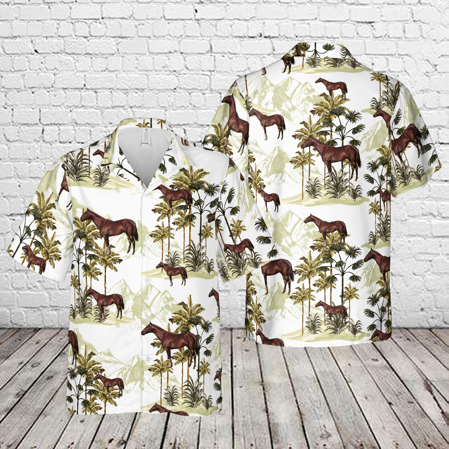 1937 Champion Race Horse War Admiral Hawaiian Shirt