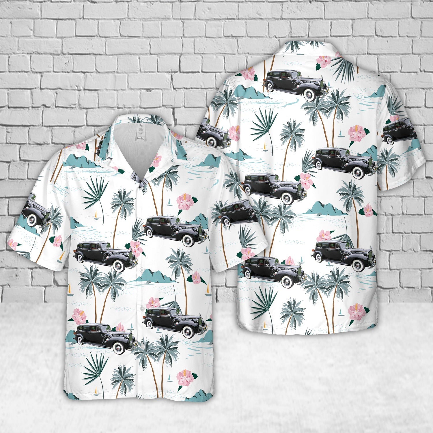 1938 Packard Super Eight Limousine Hawaiian Shirt