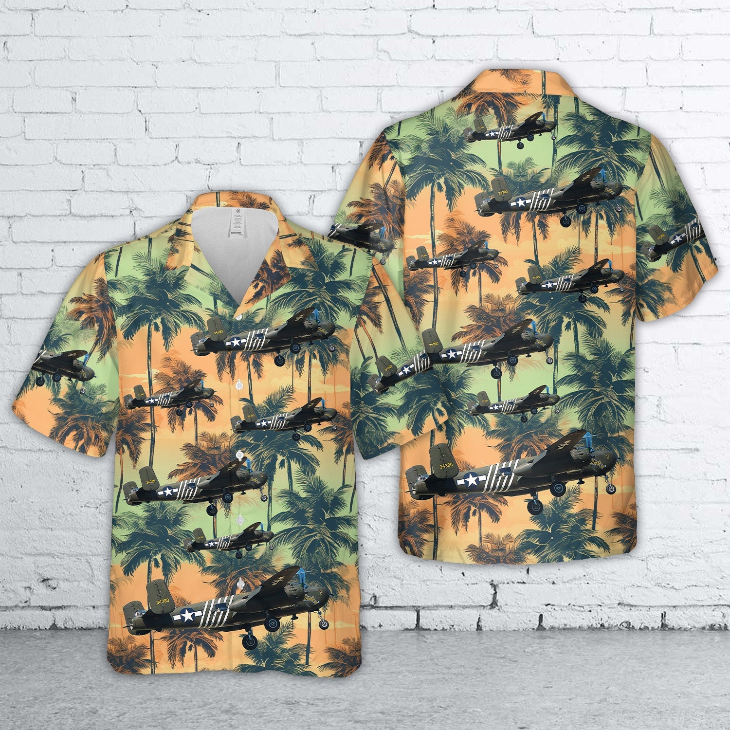 1943 North American B-25H Mitchell - "Barbie III" Hawaiian Shirt
