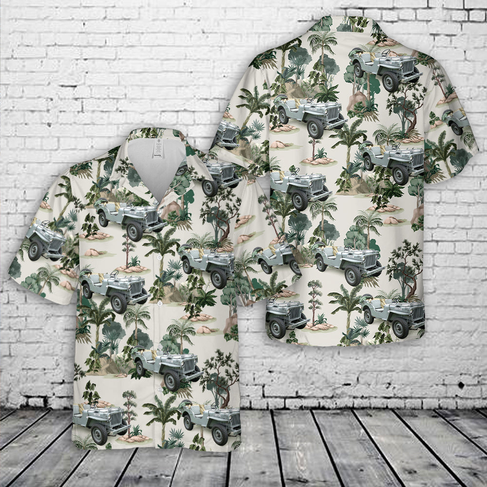 1943 US Navy Willys Jp "Shore patrol" Hawaiian Shirt