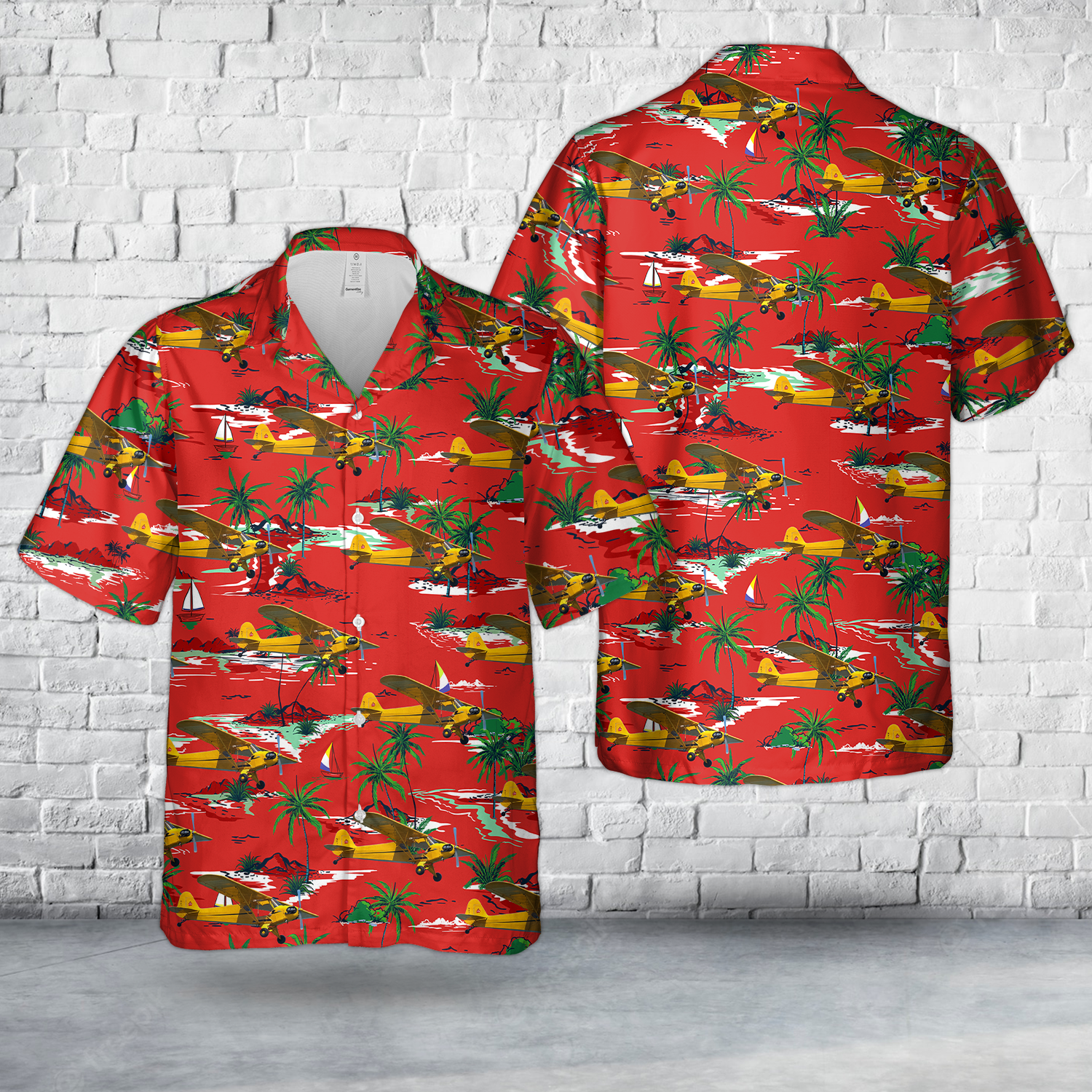 1946 Piper J-3 Cub Hawaiian Shirt