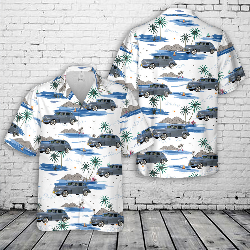 1947 Mercury Town Sedan Gunmetal Gray Hawaiian Shirt
