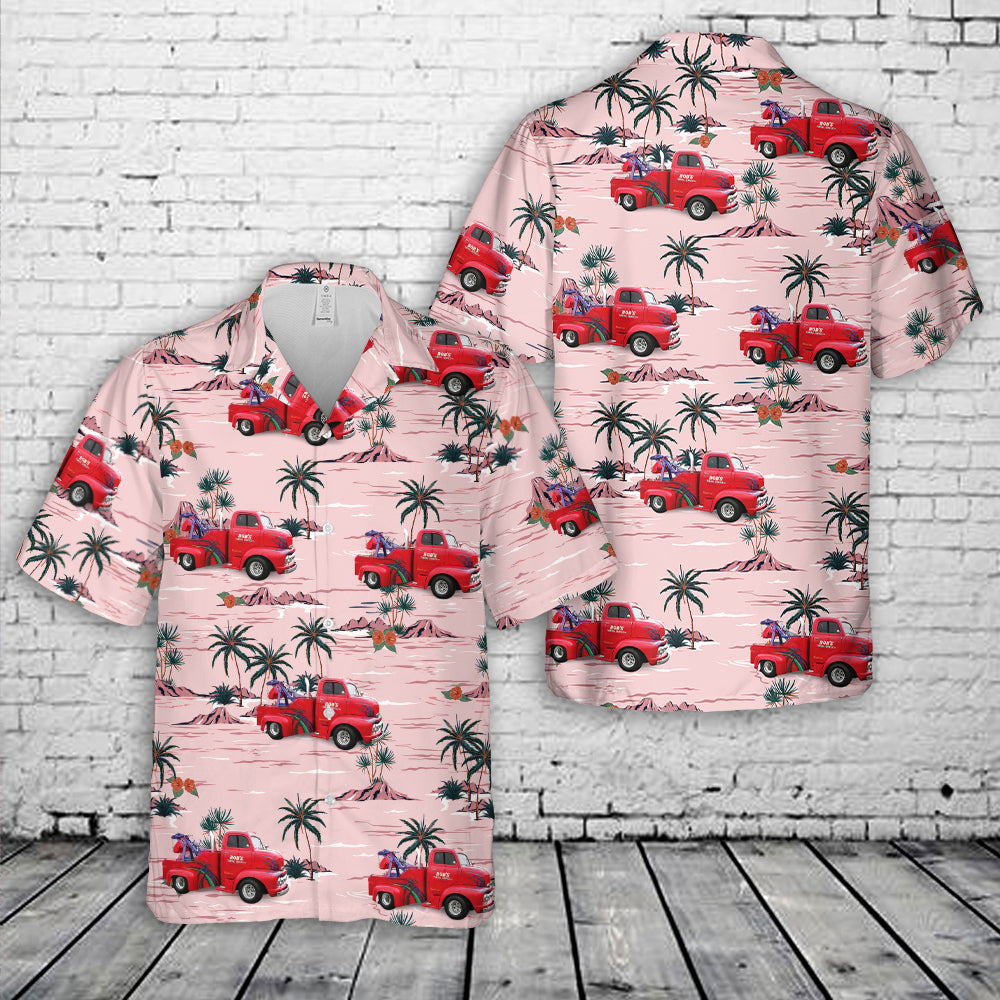 1951 Ford COE Tow Truck Hawaiian Shirt