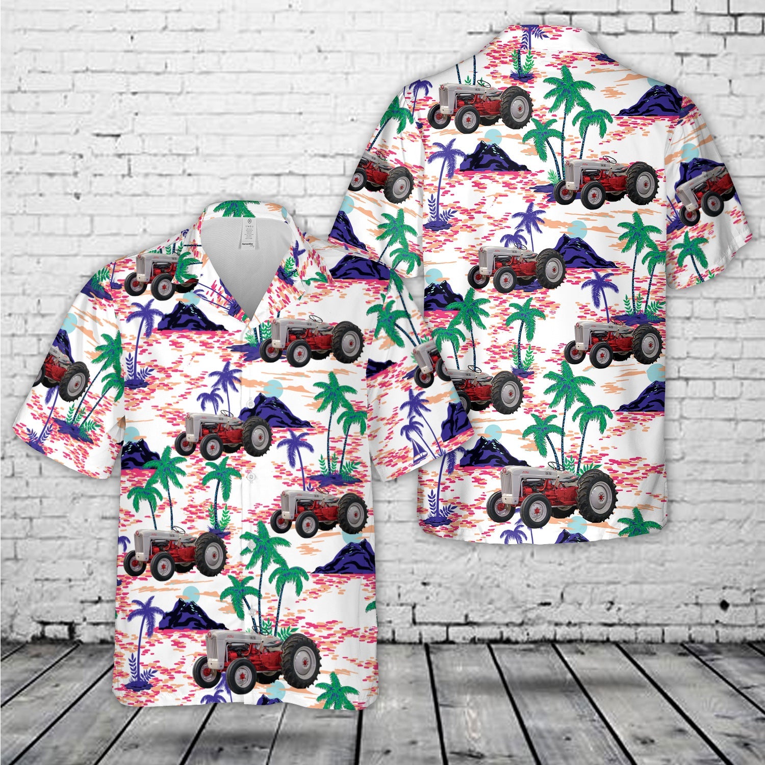 1953 F Golden Jubilee Tractor Hawaiian Shirt