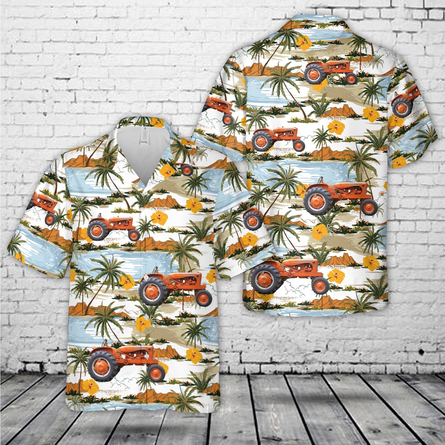 1954 WD45 Tractor Hawaiian Shirt