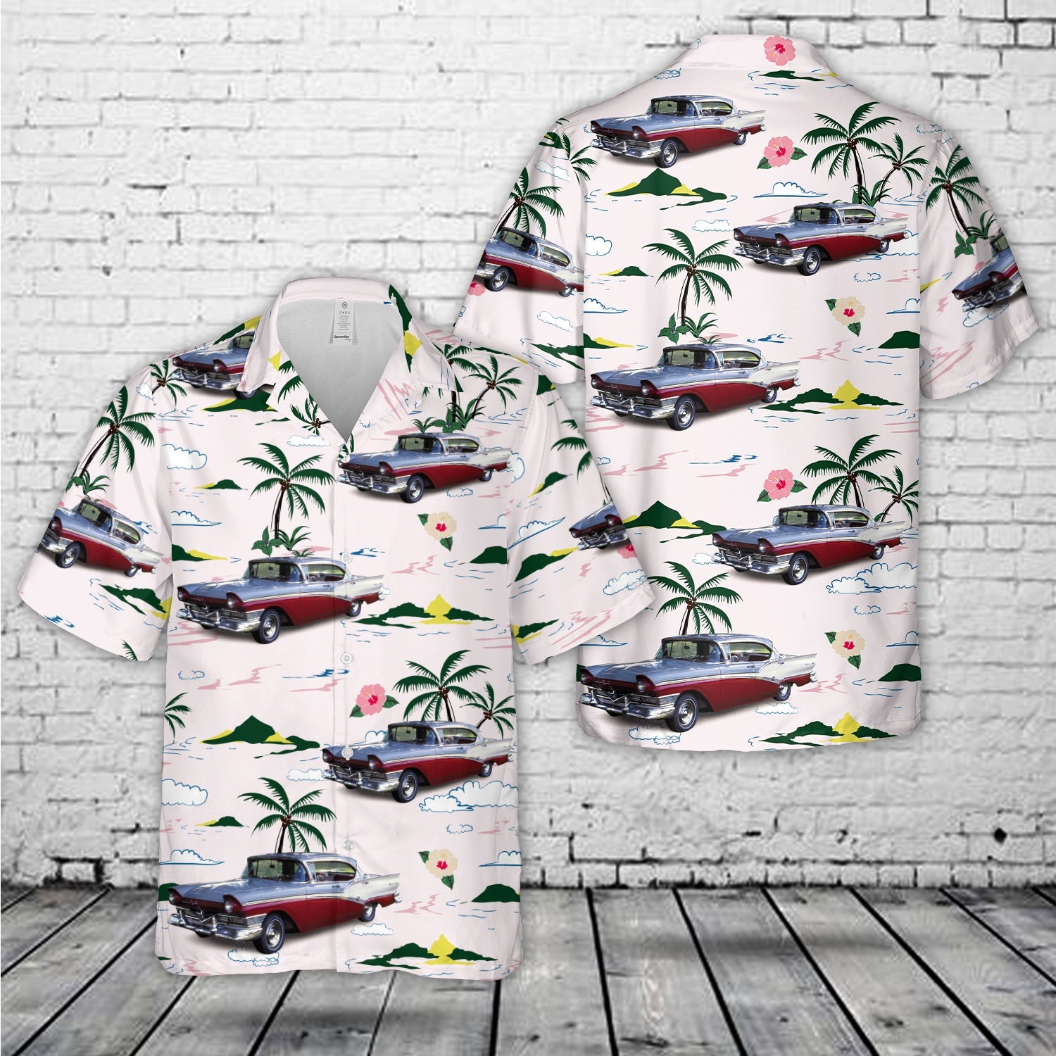 1957 Meteor Rideau 500 4 door hardtop Hawaiian Shirt