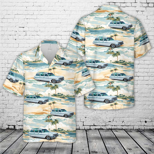 1961 Chevrolet Nomad Station Wagon Hawaiian Shirt