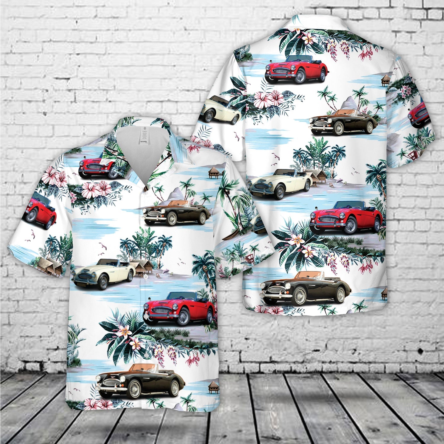 1965 Austin-Healey 3000 Mk III Roadster Hawaiian Shirt