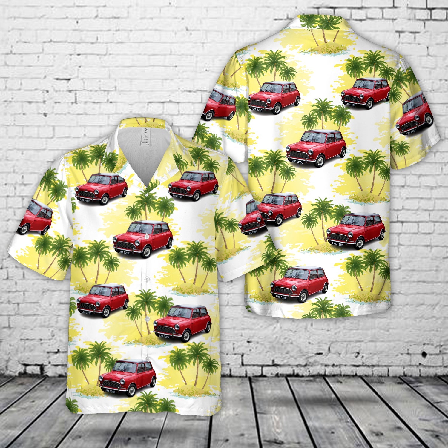 1965 Austin Mini Cooper 970S Hawaiian Shirt