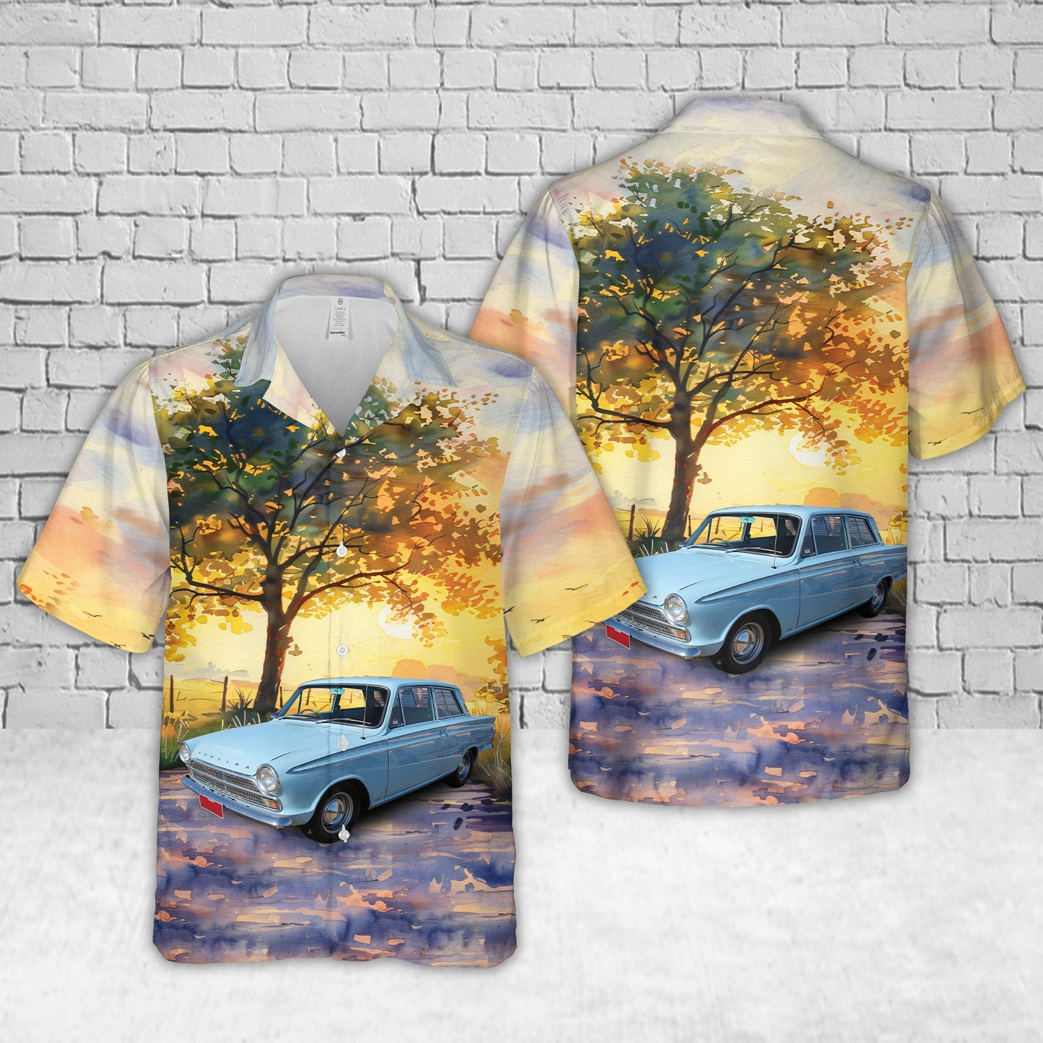 1965 Ford Mk I Cortina 240 Saloon Hawaiian Shirt
